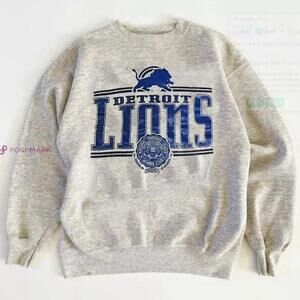 Nfl Detroit Lions Graphic Retro Sweatshirt Unisex Men Women Teresafarnell5